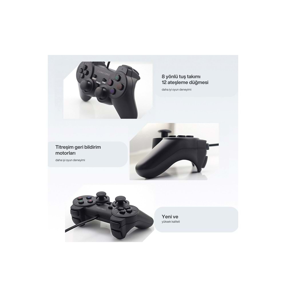 CONCORD C-850 USB 2.0 Kablolu Pc Oyun Kolu