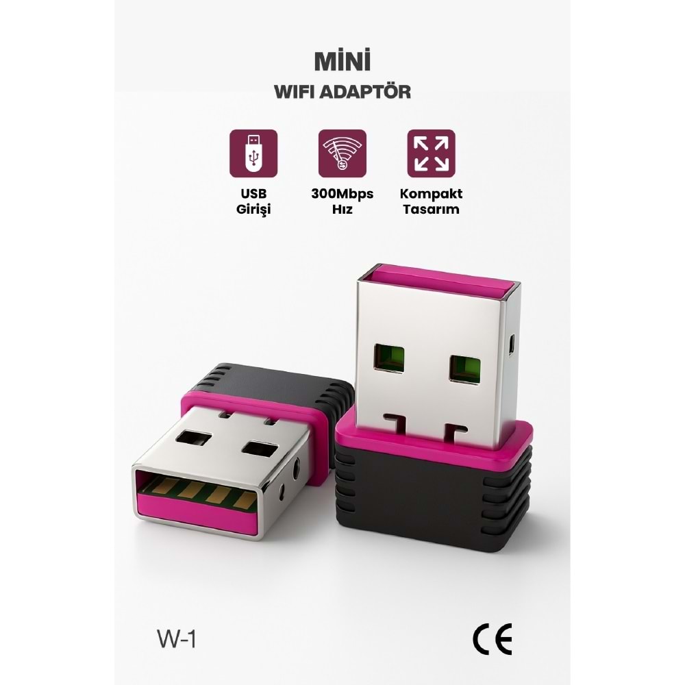 CONCORD W-1 Mini Wi-Fi Adaptör