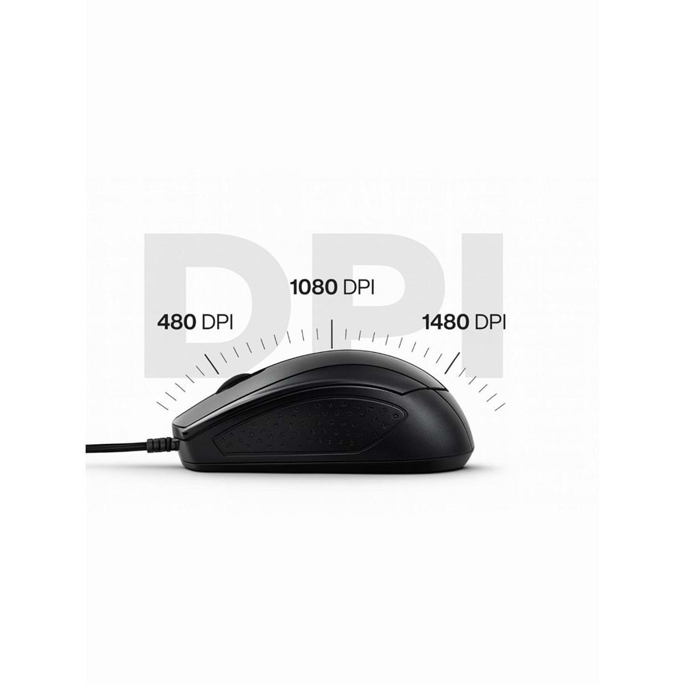 CONCORD C-29 USB Kablolu 3D Optik Mouse Siyah