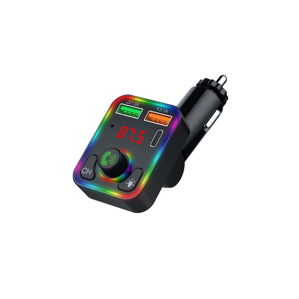 CONCORD C-618 FM QC 3.1A USB & PD /TF FM Transmitter