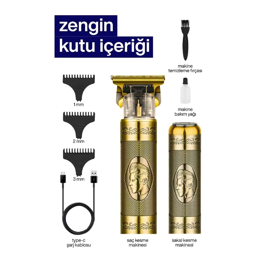 CONCORD TMS-73 DC Şarjlı Kuaför Makinesi