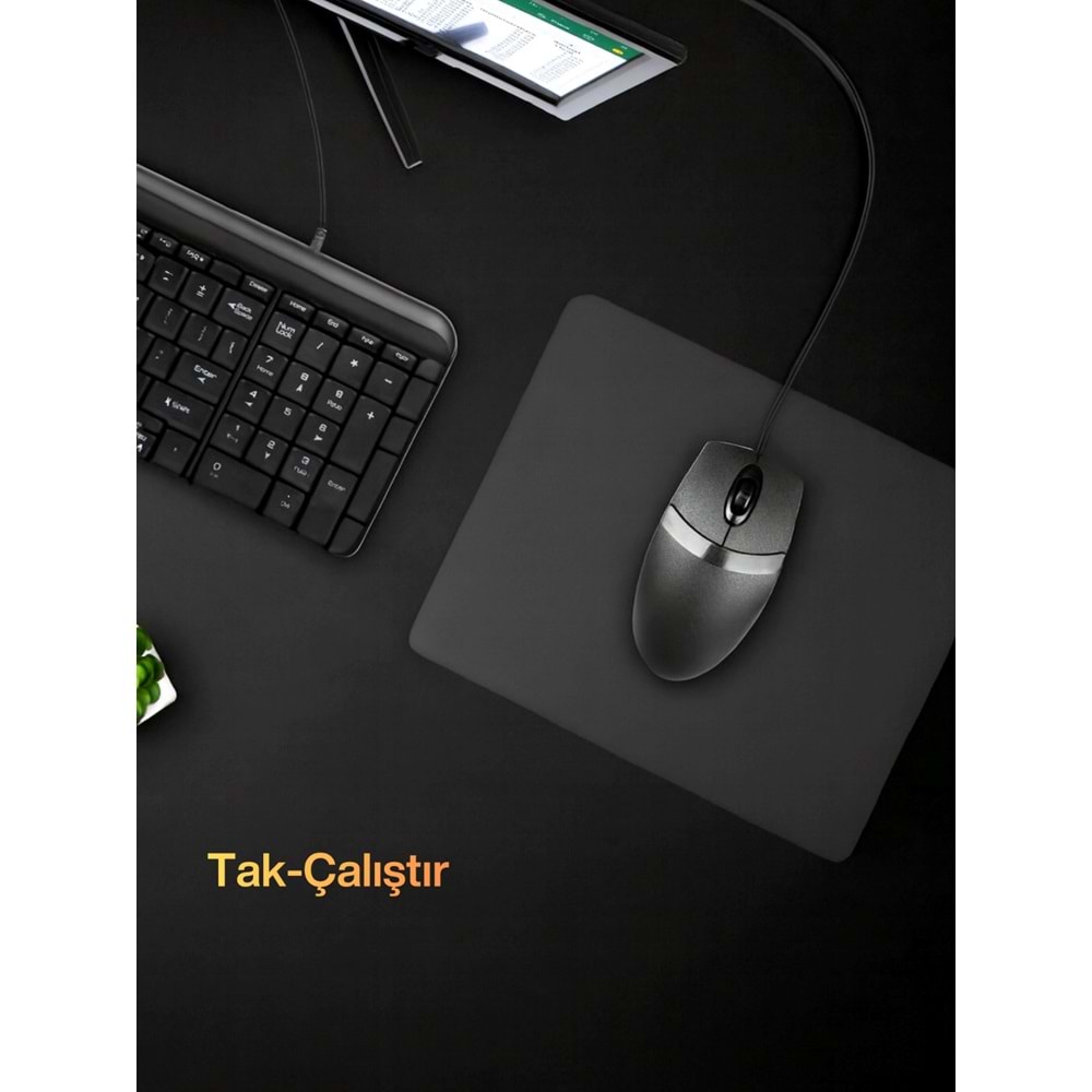 CONCORD C-30 USB Kablolu 3D Optik LED Mouse