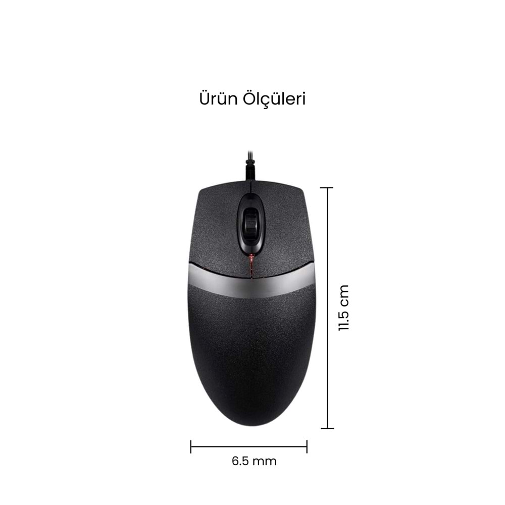 CONCORD C-30 USB Kablolu 3D Optik LED Mouse