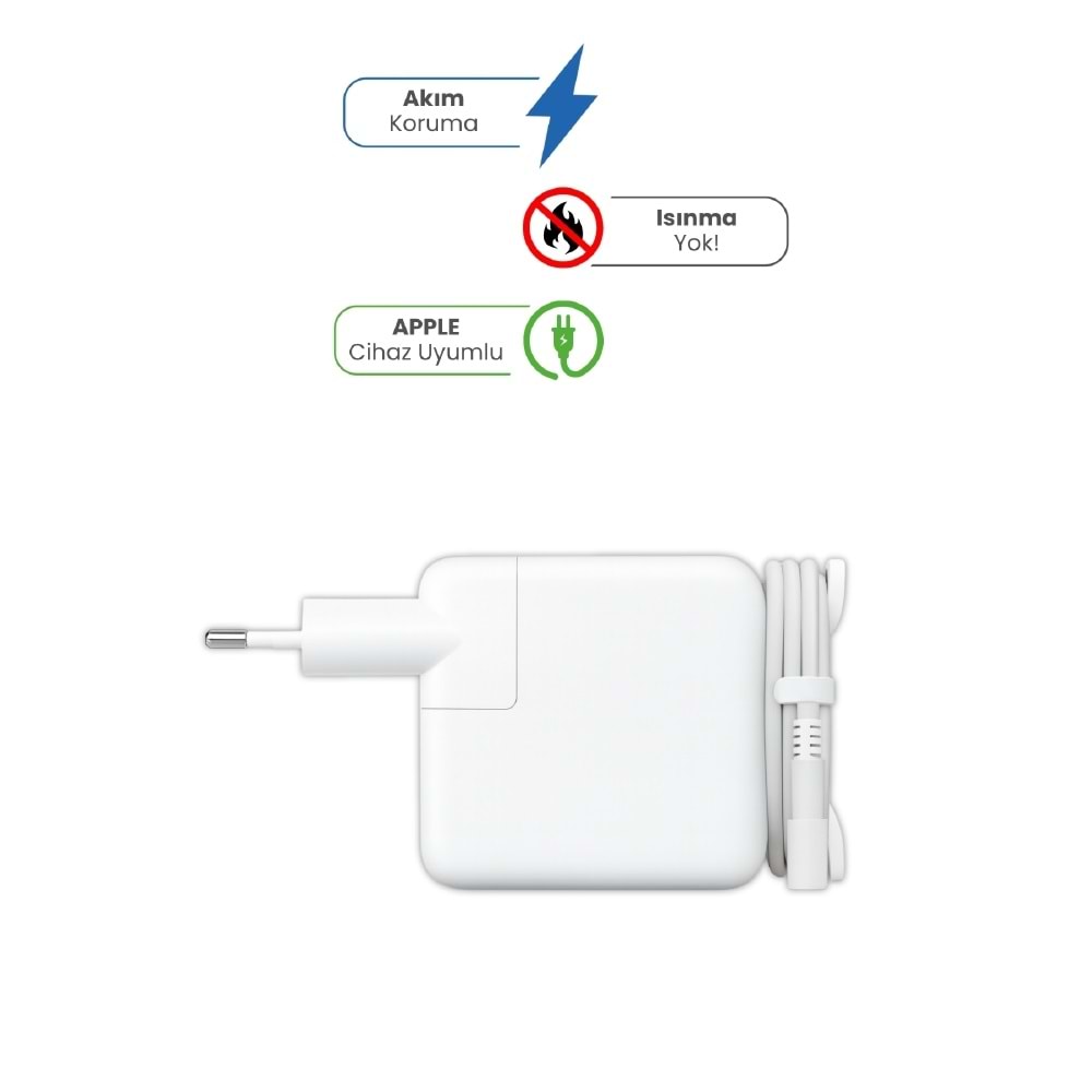 SPRANGE SR-L26 16.50V 3.65A MAGSAFE 2 60W APPLE İçin Laptop Adaptör