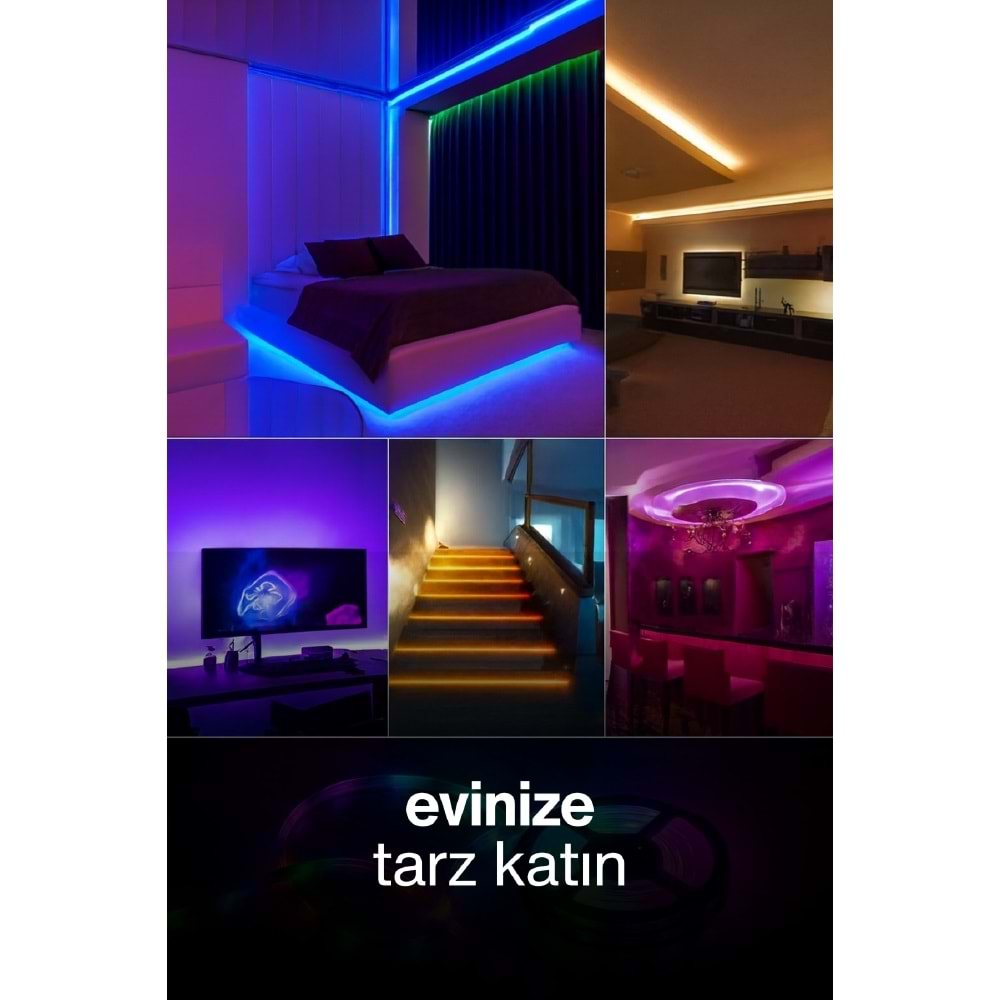 SPRANGE SP-LD10 RGB Şerit Led 10 Mt.