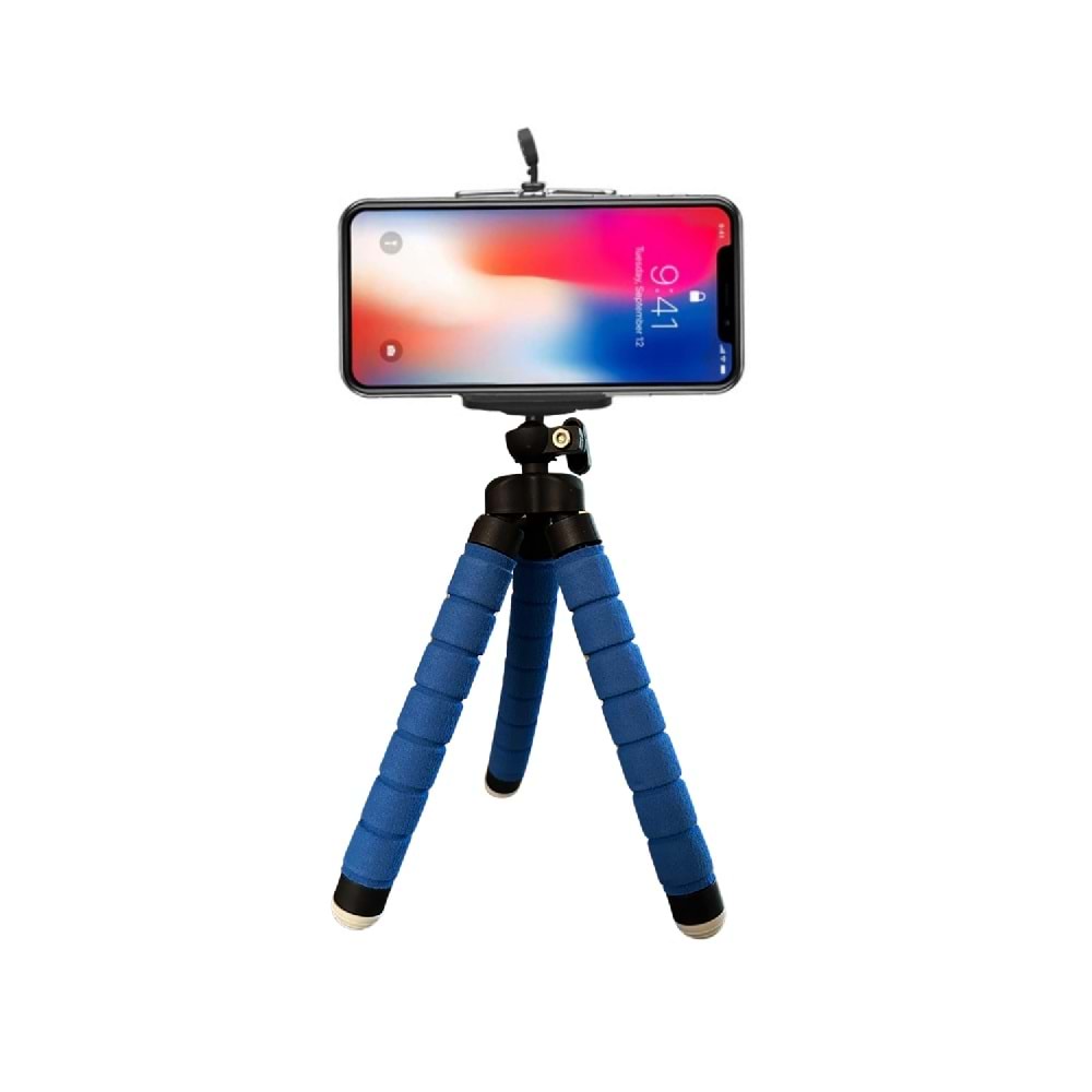 CONCORD TRP-1 Mini Telefon / Kamera Tripod Mavi