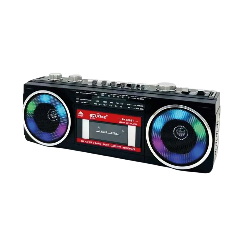 PX-666BT Bt/Fm/Usb Hoparlör