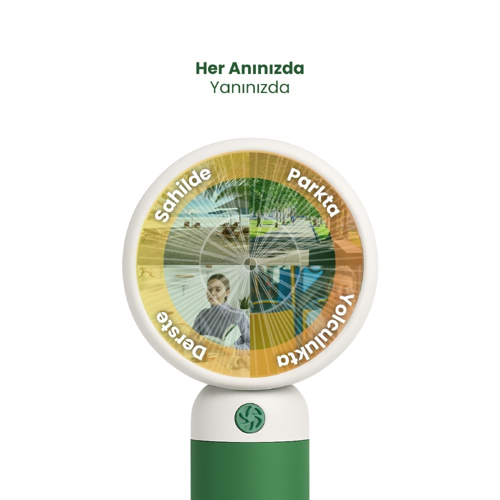 CONCORD MS-50 Mini Fan Yeşil