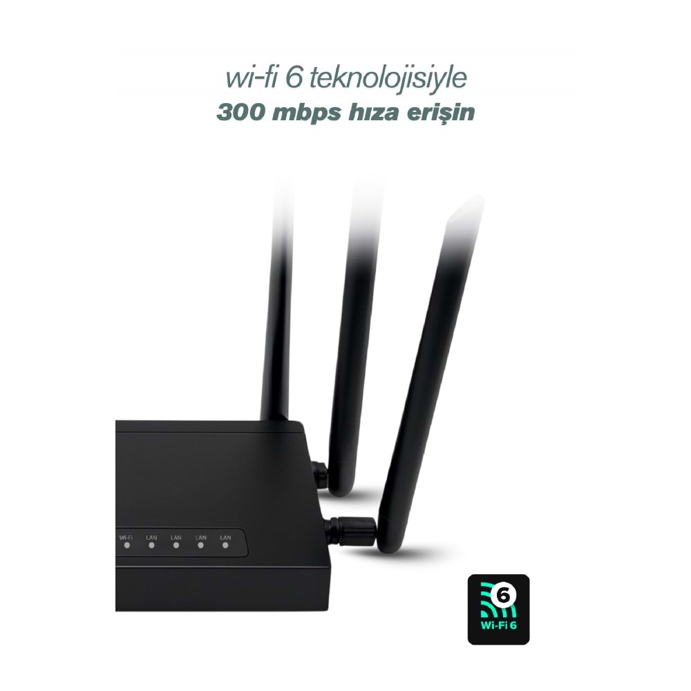 B825 300 Mbps 2.4 GHz. 4G ROUTER