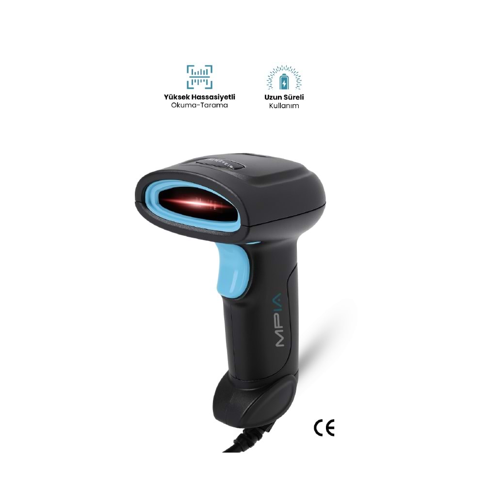 MPIA BS-1 USB Kablolu 1D/2D Barkod & Karekod Okuyucu