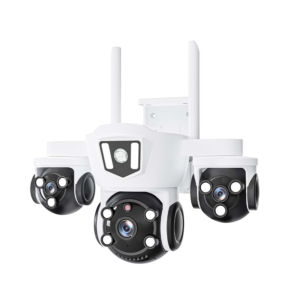 MPIA MIZU 6 MP Üç Lens Wi-Fi / TF Kart Girişli Kamera