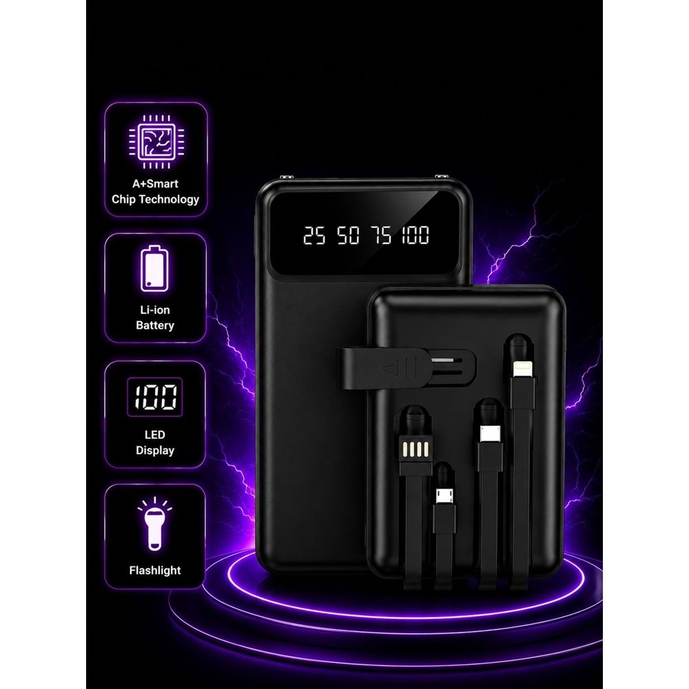 SPRANGE SR-P42 20.000 mAh Dijital Ekranlı Powerbank