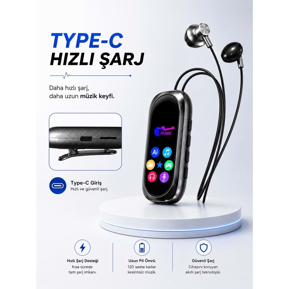 SPRANGE SR-T13 Bluetooth 5.4 / TF Kart Destekli Kulaklık