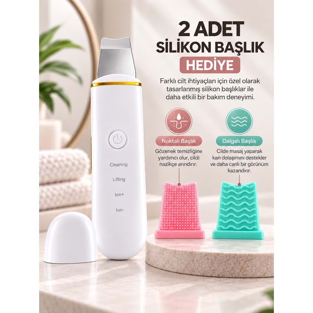 CONCORD SM-15 RENORA 4IN1 Ultrasonic Cilt Temizleme Spatulası