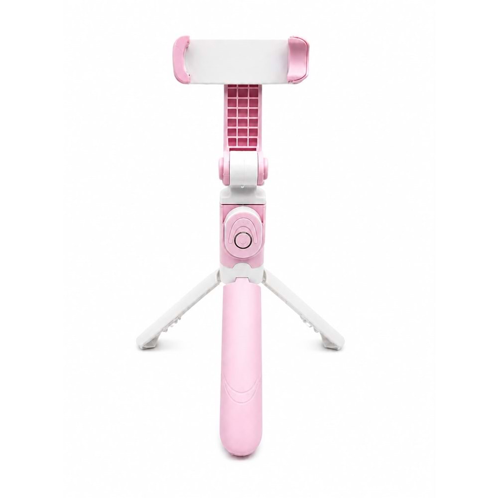 XT-09 Selfie Stick Pembe