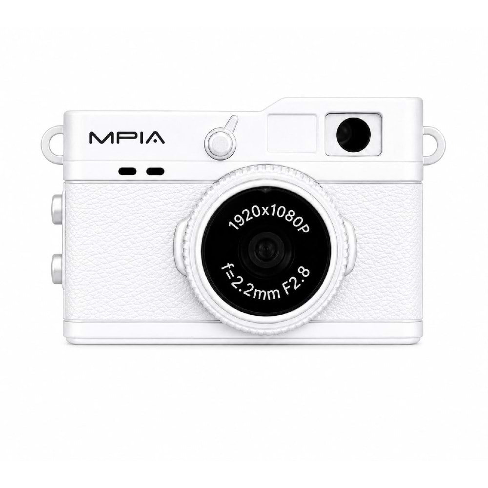 MPIA MC-10 Mini Retro Dijital TF Kartlı Kamera Beyaz