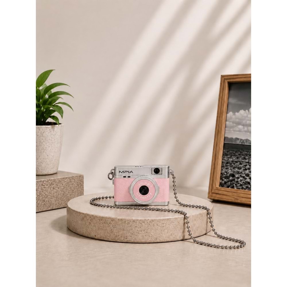 MPIA MC-10 Mini Retro Dijital TF Kartlı Kamera Pembe