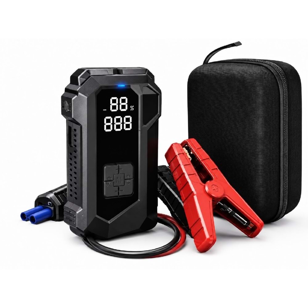 PORTABLE Q18B 18.000 mAh Akü Takviye Cihazı & Hava Kompresörü