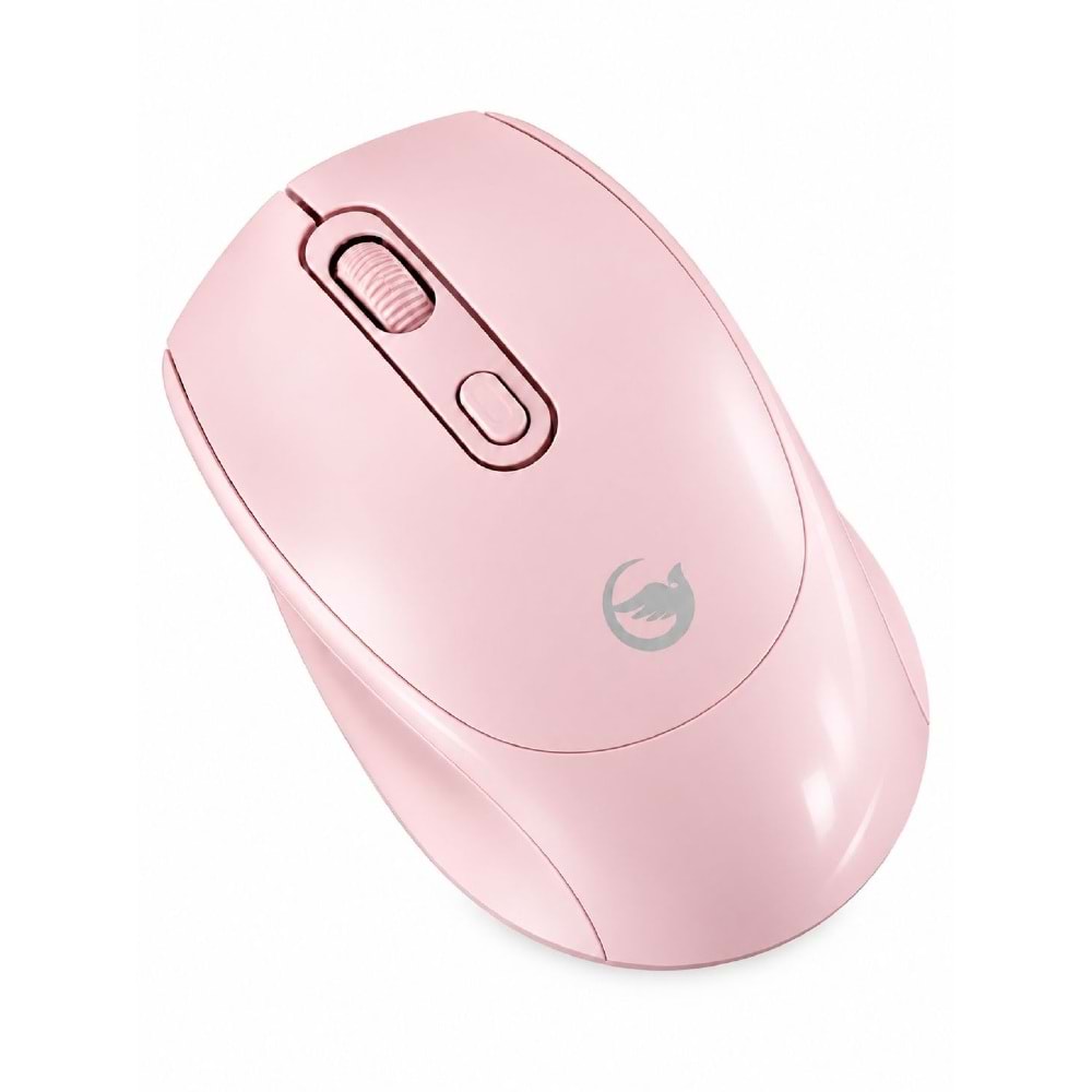 SPRANGE SR-M4 Kablosuz & Bluetooth 5.4 Şarjlı Mouse Pembe