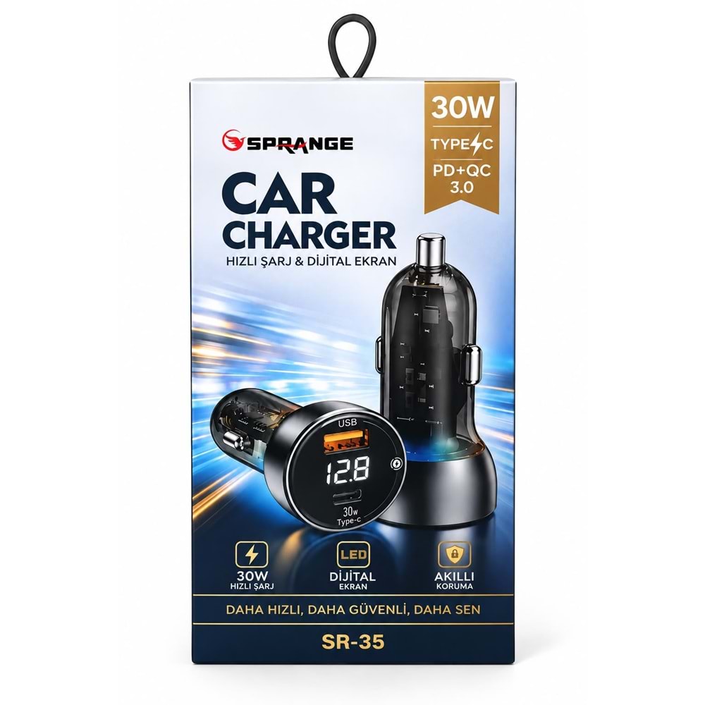 SPRANGE SR-35 USB Araç Şarjı