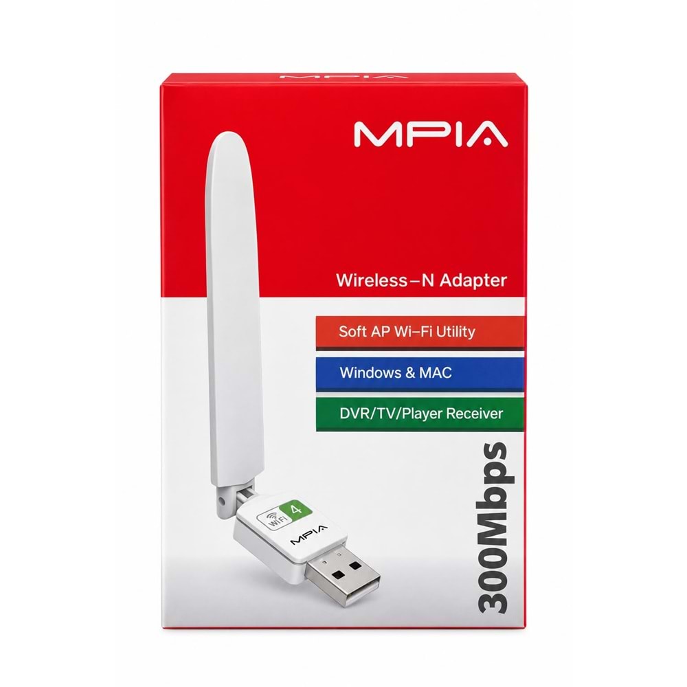 MPIA MP-13 300 Mbps Wireless Adaptör