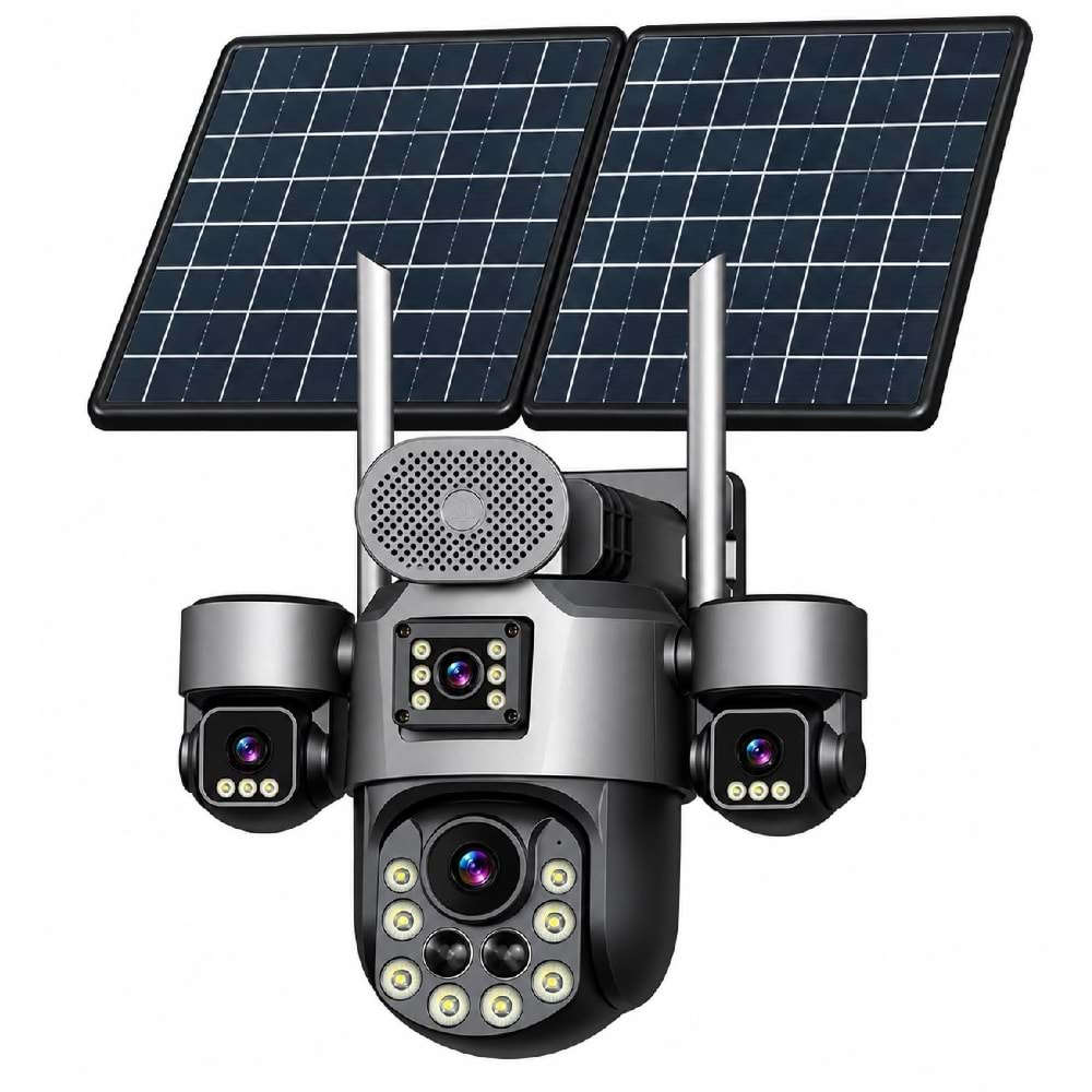 MPIA RİNA 16 MP 4 Lens 1*PTZ 36X Optik Zoom 4G SIM Çift Solar Kamera