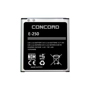 CONCORD C-1018 Samsung E-250 Batarya