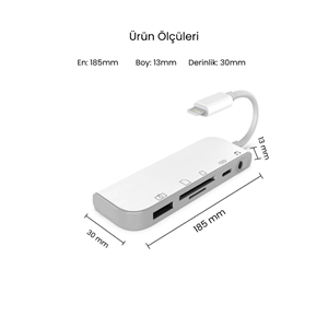 CONCORD BYL-9109L Lightning OTG Dönüştürücü