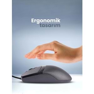 CONCORD C-30 USB Kablolu 3D Optik LED Mouse