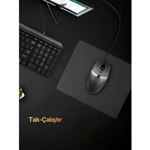 CONCORD C-30 USB Kablolu 3D Optik LED Mouse