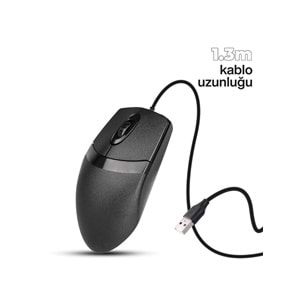 CONCORD C-30 USB Kablolu 3D Optik LED Mouse