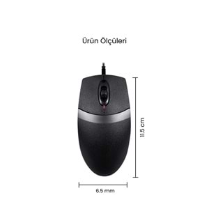 CONCORD C-30 USB Kablolu 3D Optik LED Mouse