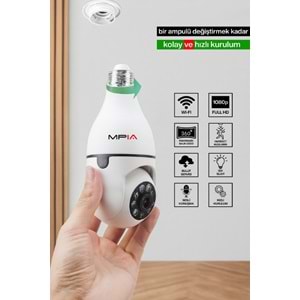 MPIA REN 4 MP Wi-Fi IP TF Kart Girişli Kamera 360° Panorama
