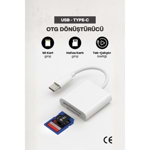 CONCORD USHTC TYPE-C Bağlantı 3.0 Kart Okuyucu