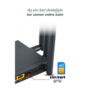 B825 300 Mbps 2.4 GHz. 4G ROUTER