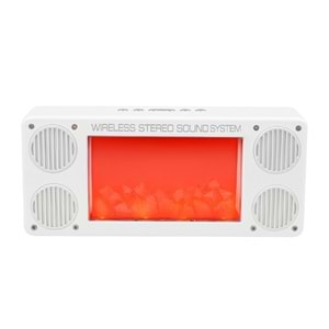 L45 Bt/Fm/Usb Alev & Şömine Efekti Hoparlör Beyaz