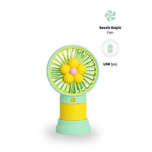 CONCORD MS-50 Mini Fan Flower Yeşil