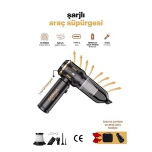 MPIA MCV-05 Gold Edition 10 IN 1 Araç Süpürgesi