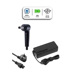 SPRANGE SR-L44 19.5V 10.3A 5.5*2.5mm 200W HP İçin Laptop Adaptör