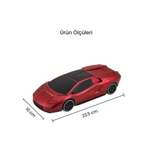 HF-F121 Model Araba Görünümlü Hoparlör Kırmızı