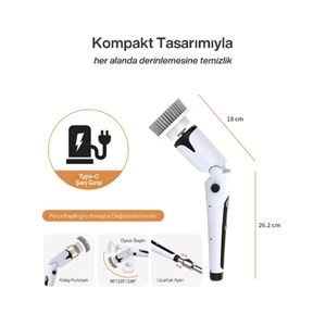 MPIA BC-4 Şarjlı Temizleme Fırçası