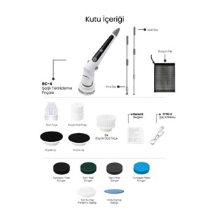 MPIA BC-4 Şarjlı Temizleme Fırçası