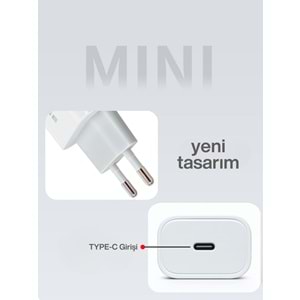 SPRANGE PT-45S 45W Type-C Iphone 15/16/17 Uyumlu Hızlı Şarj Adaptörü
