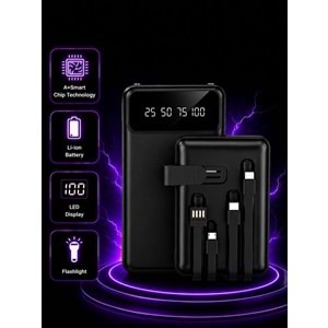SPRANGE SR-P42 20.000 mAh Dijital Ekranlı Powerbank