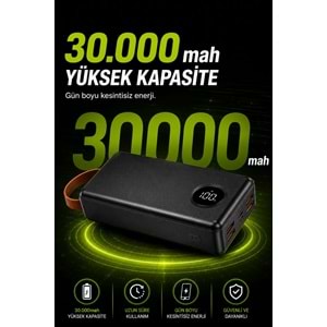 SPRANGE SR-P43 30.000 mAh 33W Hızlı Şarj Powerbank