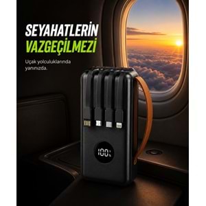 SPRANGE SR-P43 30.000 mAh 33W Hızlı Şarj Powerbank