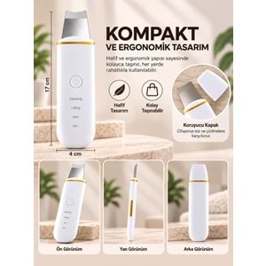 CONCORD SM-15 RENORA 4IN1 Ultrasonic Cilt Temizleme Spatulası