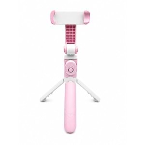 XT-09 Selfie Stick Pembe