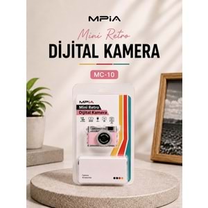 MPIA MC-10 Mini Retro Dijital TF Kartlı Kamera Pembe
