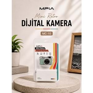 MPIA MC-10 Mini Retro Dijital TF Kartlı Kamera Yeşil